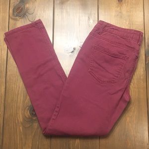 American Rag burgundy jeans size 7
